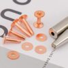 SelfTek 20 remaches y rebabas de cobre 0.551 in y 0.748