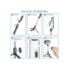 Selfie stick extensible para selfie con control remoto_5
