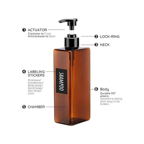 Segbeauty Botellas de champú 3 unidades de 16.9 onzas_3