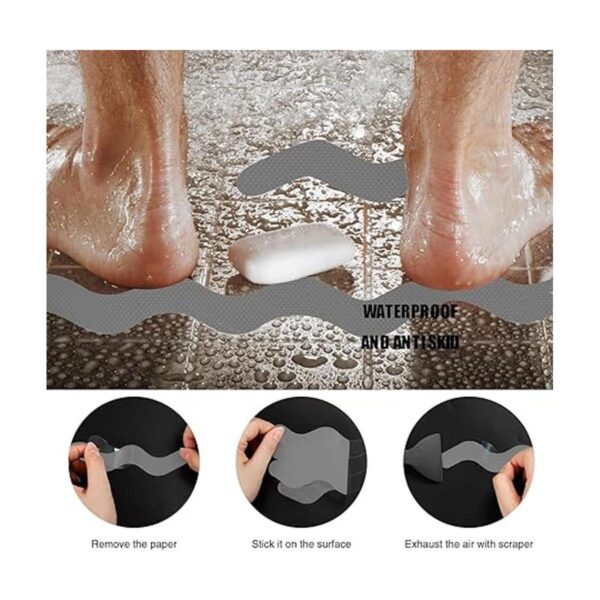 Secopad Calcomanías patentadas antideslizantes para ducha_4