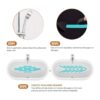 Secopad Calcomanías antideslizantes para bañera de_5