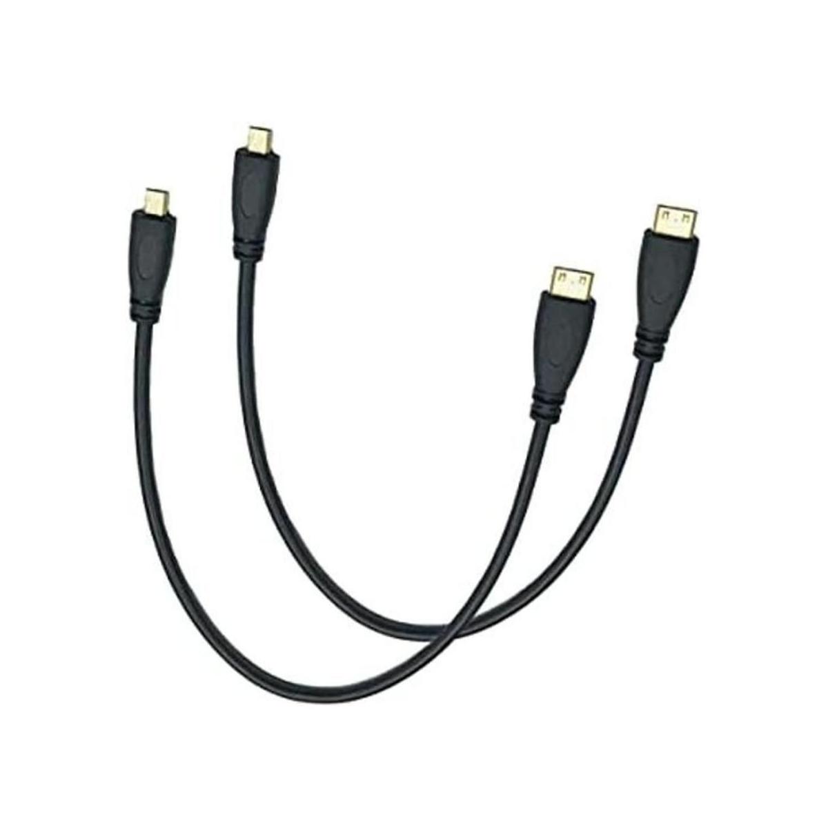 Seadream 2 unidades de cable adaptador micro HDMI tipo D