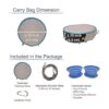Seacpro Cuencos de silicona con cierre plegable y doble_2