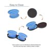 Seacpro Cuencos de silicona con cierre plegable y doble_5