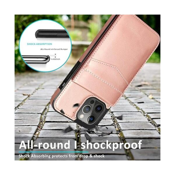 Seabaras Funda tipo cartera para iPhone 13 Pro Max con_5
