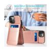 Seabaras Funda tipo cartera para iPhone 13 Pro Max con_2