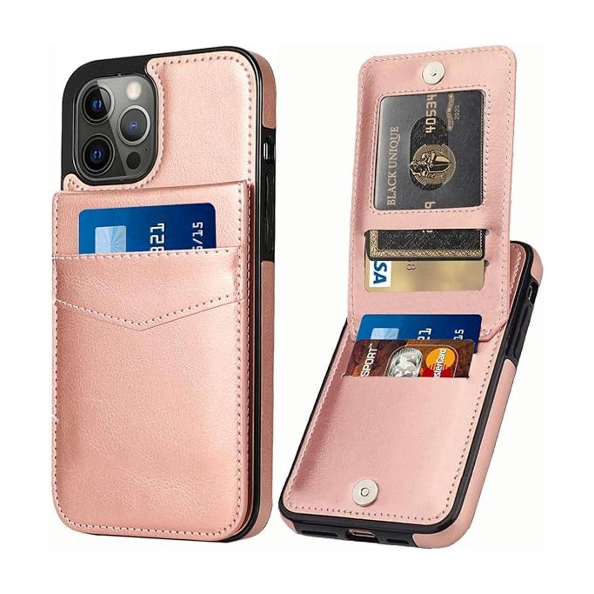 Seabaras Funda tipo cartera para iPhone 13 Pro Max con