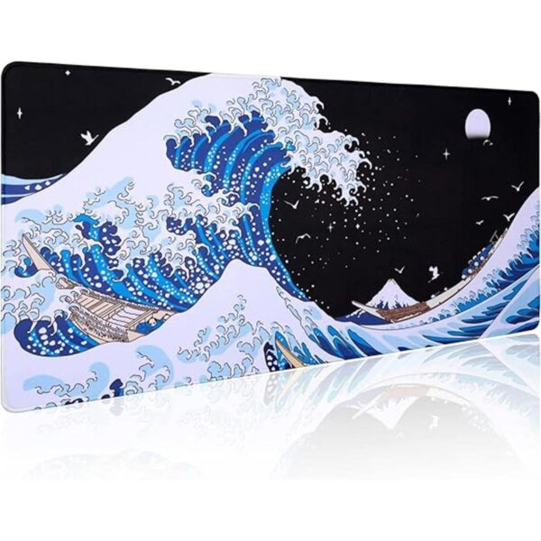 Sea Wave Alfombrilla de ratón japonesa para juegos XXL_1