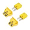 SeaISee Conector termopar tipo K para montaje en panel