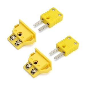 SeaISee Conector termopar tipo K para montaje en panel