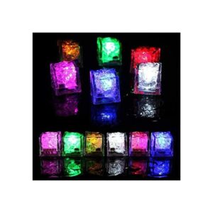 SeaISee Cubo de hielo LED impermeable paquete de 12_1