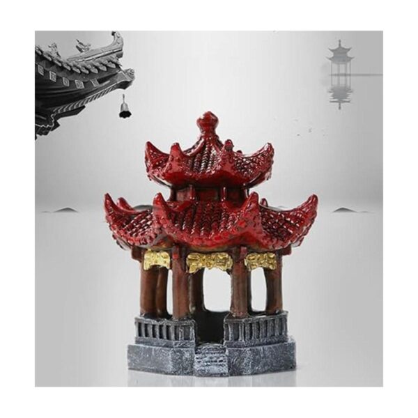 Sdeetesamjun Farol de pagoda en miniatura para exteriores_5