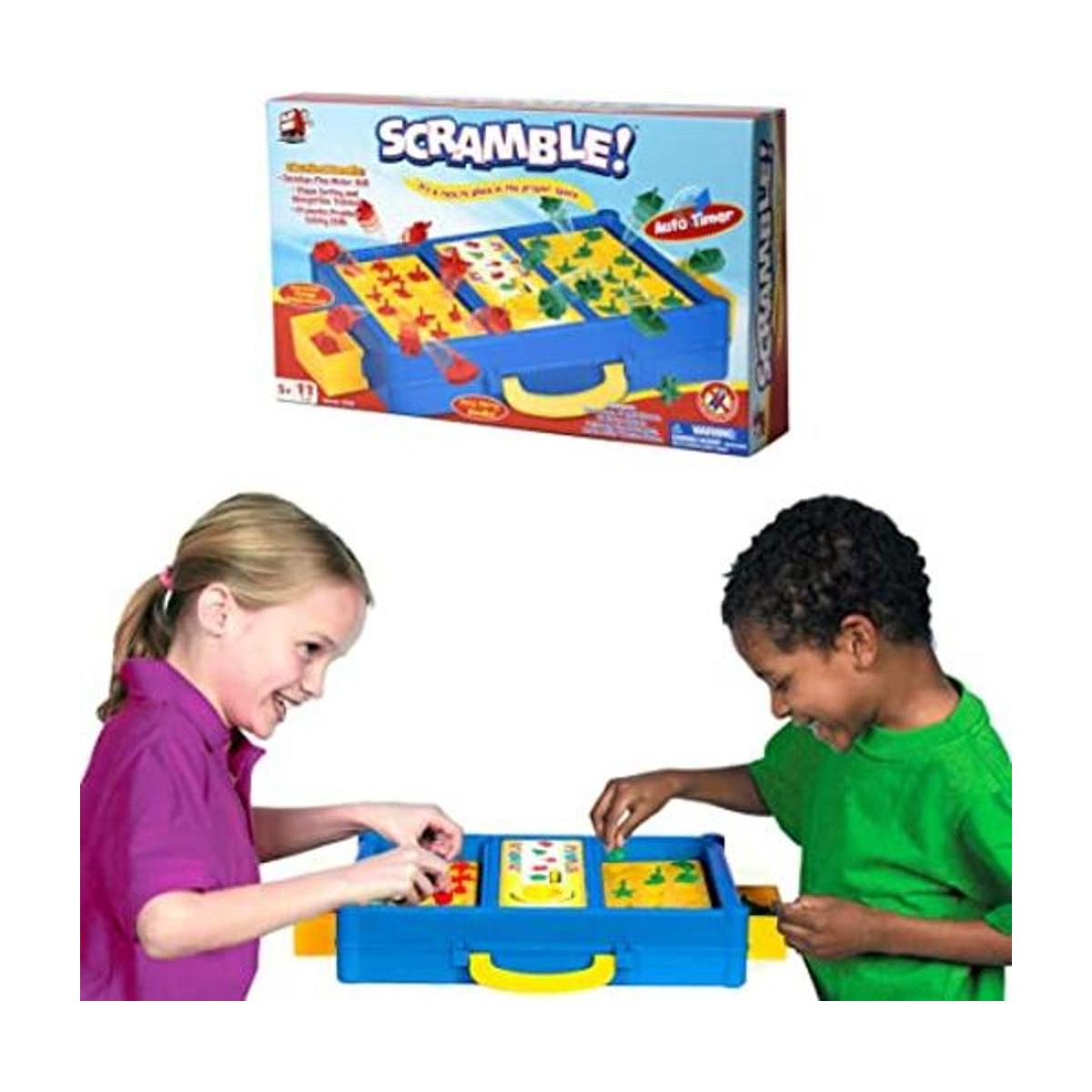 Scramble Juego de mesa familiar a juego de formas.
