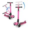 Scooter de 3 ruedas para niños soporte plegable para_1