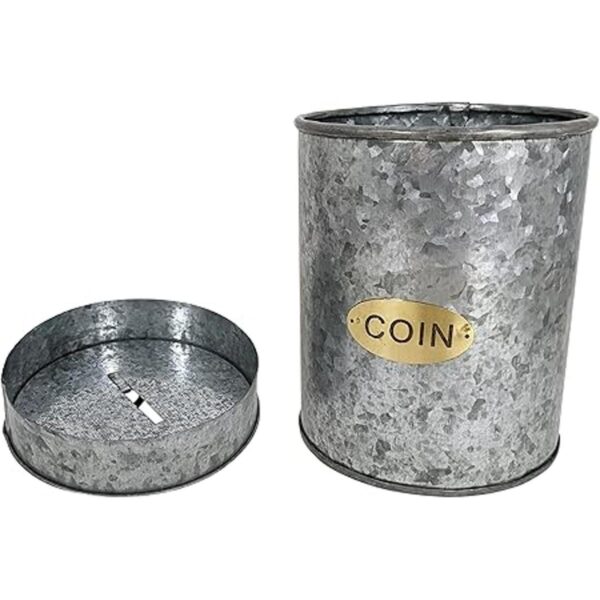 ScienceBuy Moneda galvanizada con ranura para monedas y