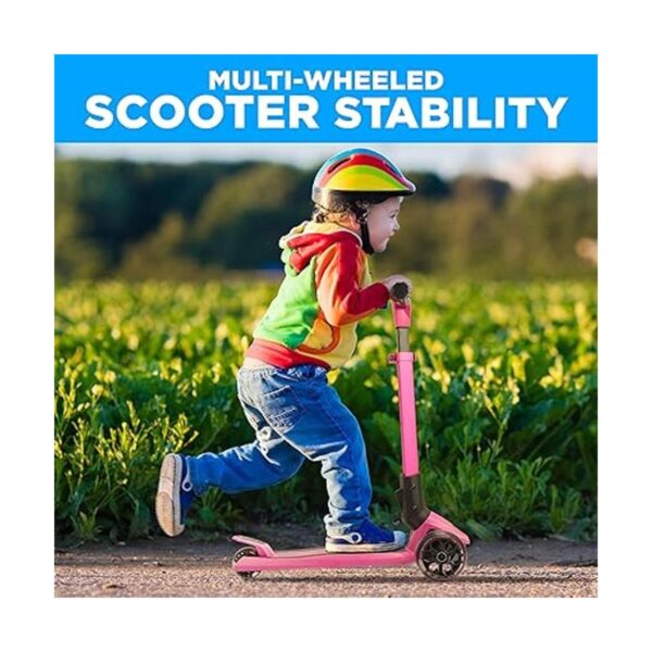 Scooter de 3 ruedas para niños soporte plegable para_6