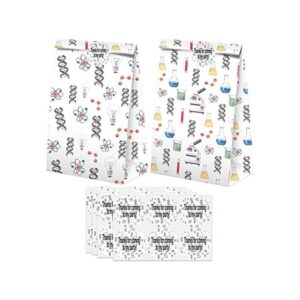 Science Party Favors Bolsas de dulces con pegatinas_1
