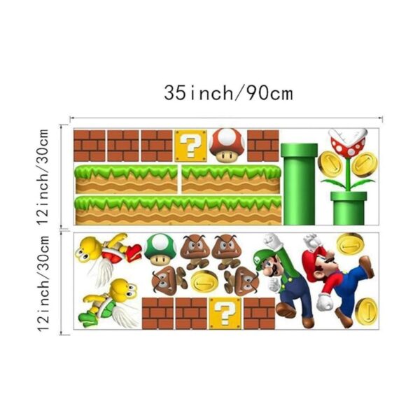 SchwartsCount Calcomanías de pared de Super Mario_5
