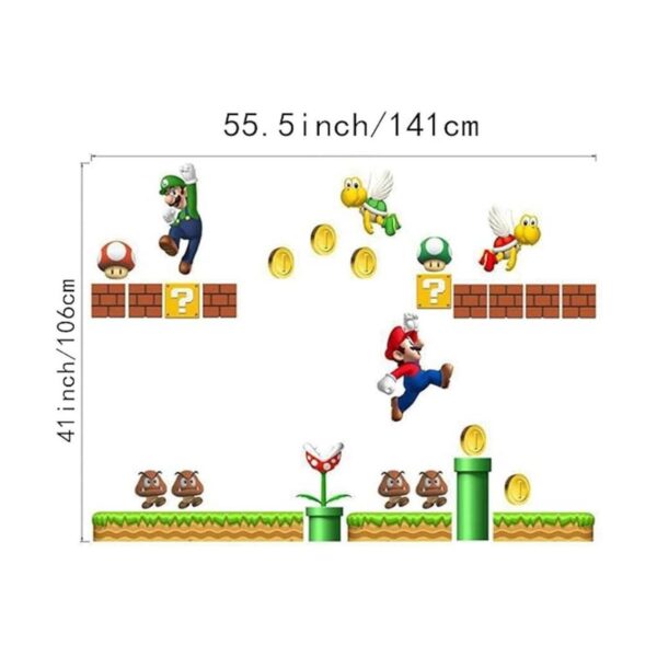SchwartsCount Calcomanías de pared de Super Mario_6
