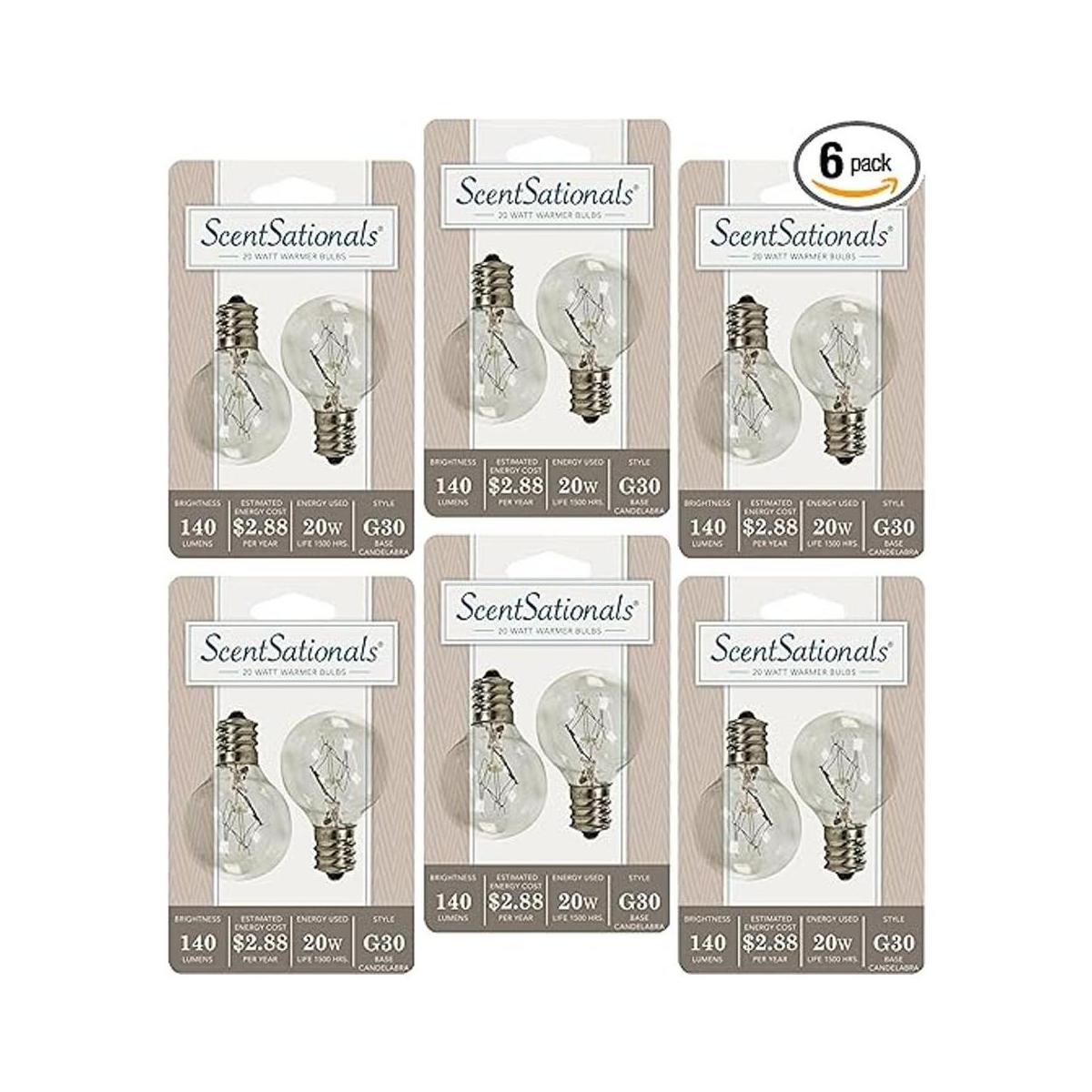 Scentsationals Bombilla de 20 W base E12 de 20 W
