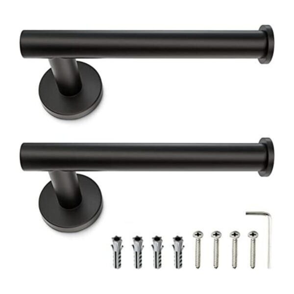 Sayoneyes Soporte de pared para papel higiénico negro_1