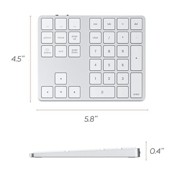 Satechi Teclado numérico extendido Bluetooth Teclado_5