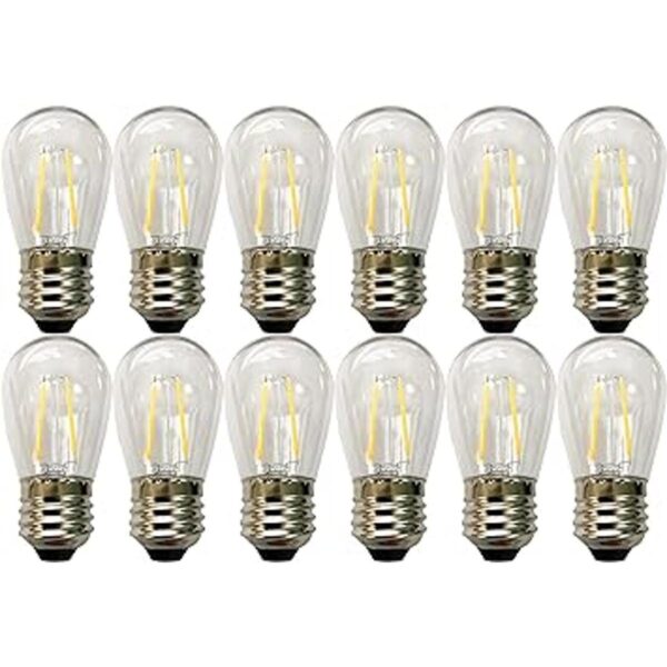 Satco S8020 Juego de luces LED para exteriores 12 luces