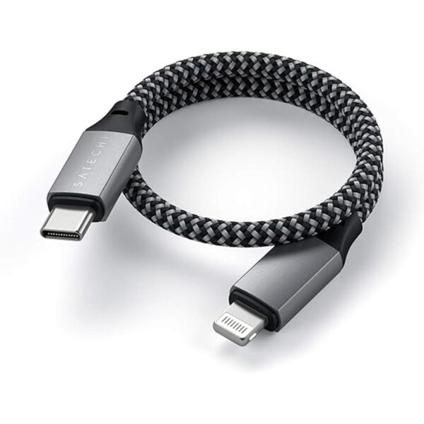 Satechi Cable de carga USBC a Lightning certificado MFi_5
