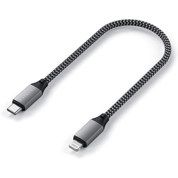 Satechi Cable de carga USBC a Lightning certificado MFi_3