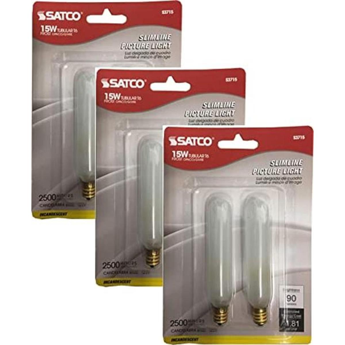 Satco S3715 Bombilla incandescente de forma tubular 6