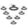 Satco Paquete de 8 luces LED seleccionables a color_1