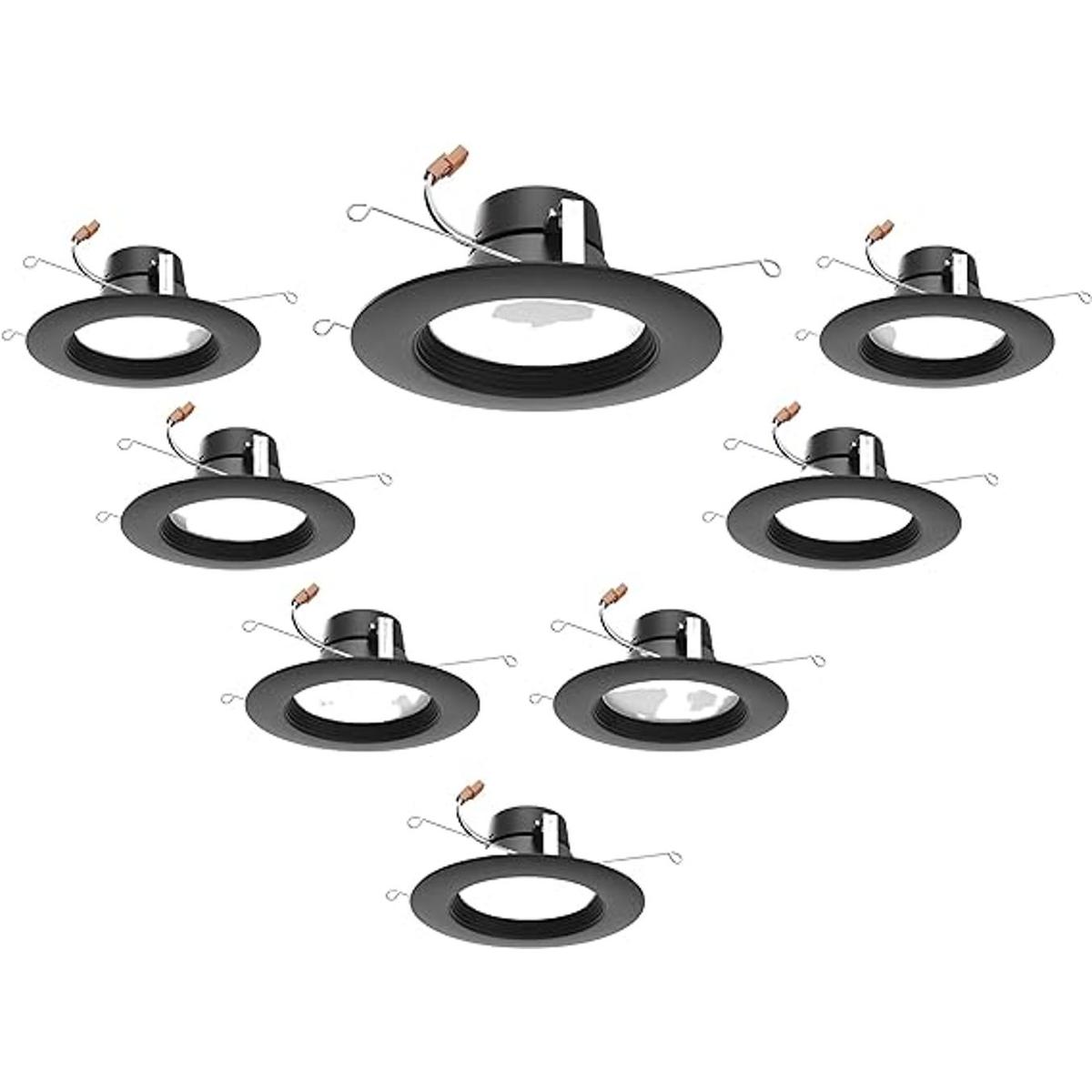 Satco Paquete de 8 luces LED seleccionables a color