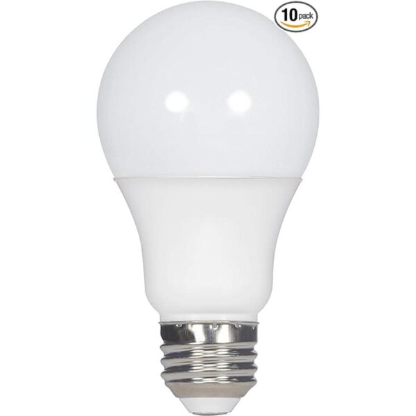 Satco 9.5 W 120 V A19 LED esmerilado E26 base mediana 760_1