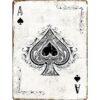 Saraheve Vintage Metal Signos As of Spades Play Your_1