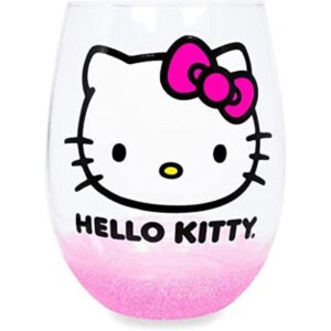 Sanrio Hello Kitty Vaso de vino sin tallo con parte