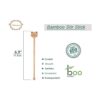 Sansnow Agitadores de madera de bambú para café para uso