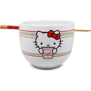 Sanrio Juego de vajilla de cerámica japonesa de Hello
