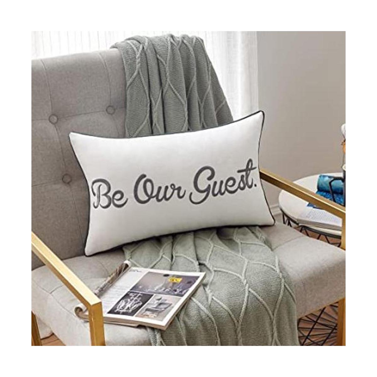 Sanmetexr Decorative Throw Pillow Covers 12x20 Inches