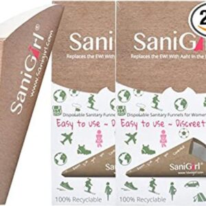SaniGirl Embudo de orina para mujer paquete de 20_1