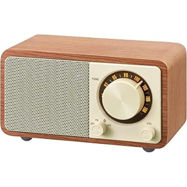 Sangean WR7WL Mini altavoz Bluetooth de madera con_2