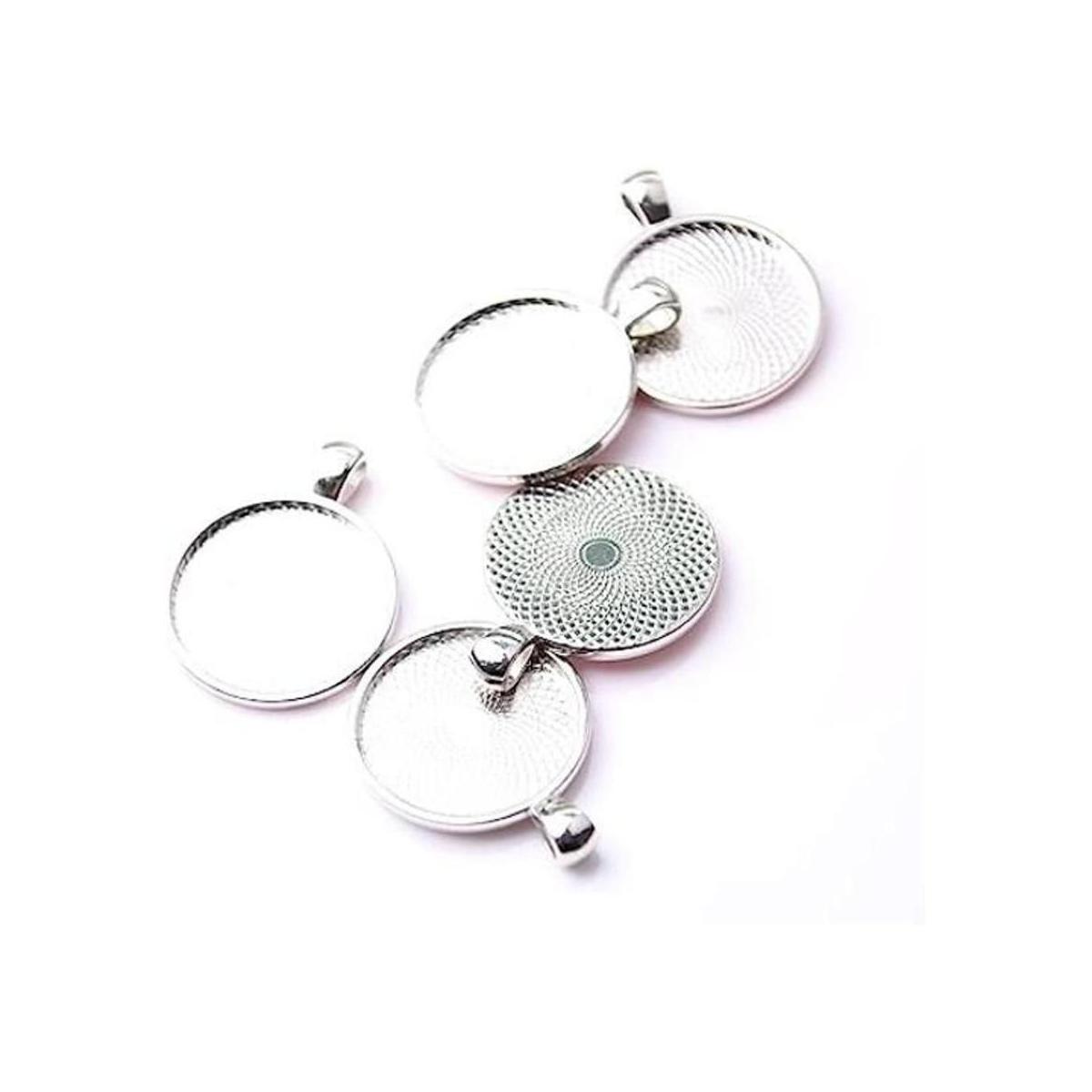 Sanle 100 piezas hechas a mano DIY marco colgante bandeja