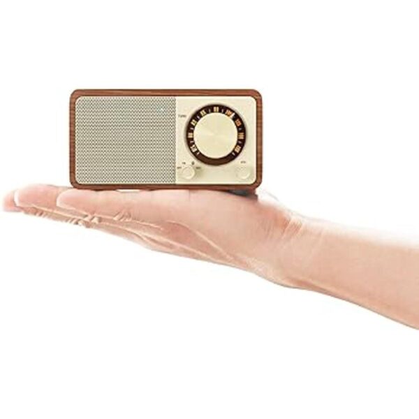 Sangean WR7WL Mini altavoz Bluetooth de madera con_4