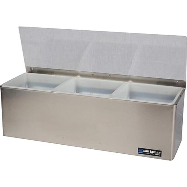 San Jamar B6183L EZChill Centro de decoración de acero_1