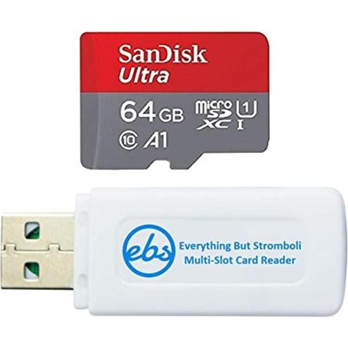 SanDisk Memory Card 64GB Ultra MicroSD Works with LG Stylo