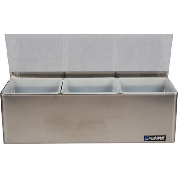San Jamar B6183L EZChill Centro de decoración de acero_2