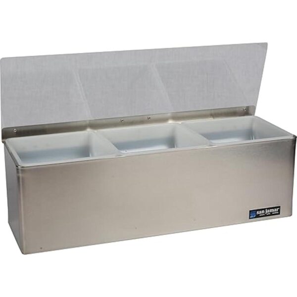 San Jamar B6183L EZChill Centro de decoración de acero_3