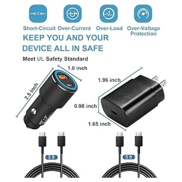Samsung Kit de cargador súper rápido tipo C cargador de