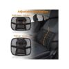Samyoung Soporte lumbar de malla cojín de asiento con_2