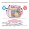 Samhe Lonchera para niños y niñas bolsa de mano aislada_3