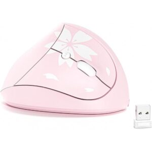 Sakura Cherry Pink Mouse vertical ergonómico inalámbrico_1
